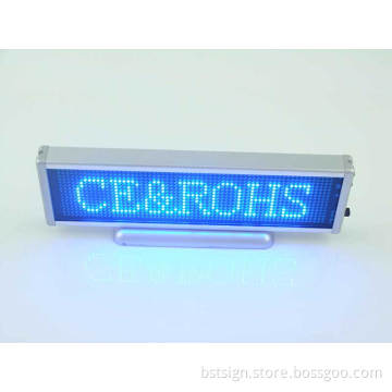 Blue Colour LED Desktop Display (BST-B1664AB)